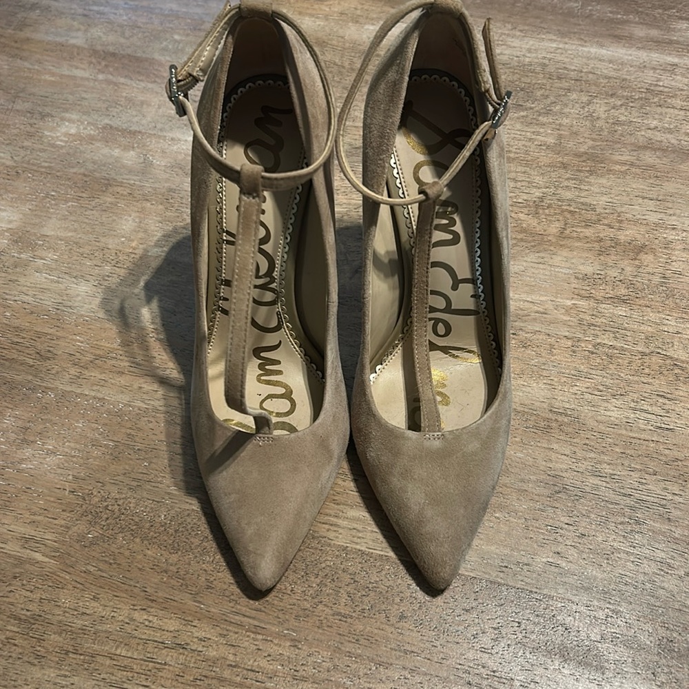 Sam Edelman heels, suede, size 7.5